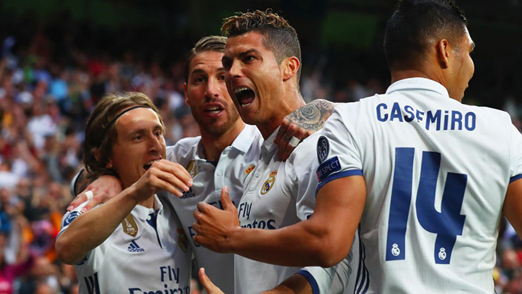 Ronaldo scored a Hat trick in the 1st leg at the Bernabeu