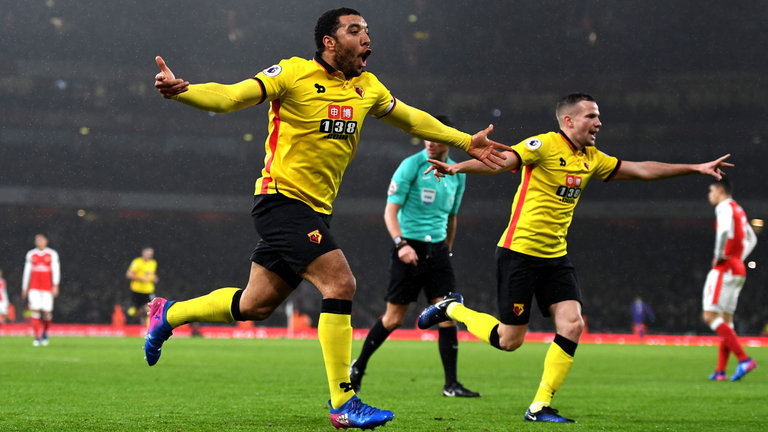Troy Deeney will hope to secure a win to ensure safety in the Premier League next season