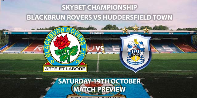 Blackburn Rovers Vs Huddersfield Town - Saturday 19th October 2019, The ...